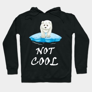 Polar Bear Global Warming is not Cool Hoodie